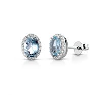 Orecchini CikOrefice Gioielli Donna in Oro Acquamarina ORHARMONY/1A